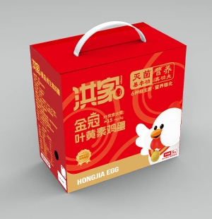 洪家金冠叶黄素鸡蛋10斤礼盒装