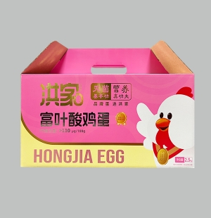 洪家富叶酸鸡蛋5斤礼盒装