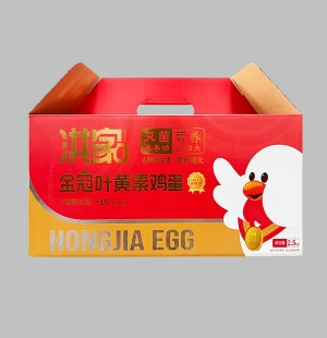 洪家金冠叶黄素鸡蛋5斤礼盒装