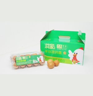洪家丰谷源鸡蛋卧式盒